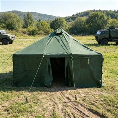 Tente militaire de type 81 – Abri de campagne militaire classique pour l’hébergement et le commandement