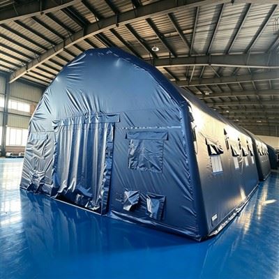 Tunnel bleu policier-Tente gonflable de type basse pression-