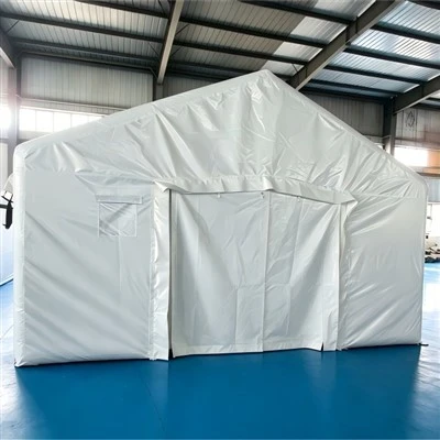 Tente gonflable basse pression blanche pour 10 -personnes
